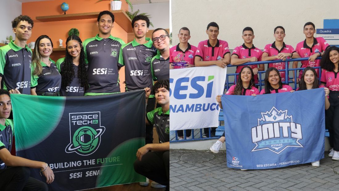 Estudantes pernambucanos vão representar o Brasil em competições de robótica nos EUA e na Holanda