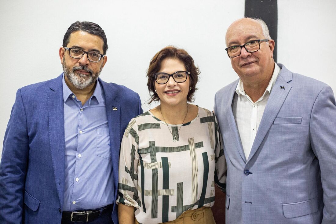 Posse do Diretor - presidente da Adagro, Moshe Dayan de Carvalho, vice governadora Priscila Krause, Secretaria Cícero Moraes.