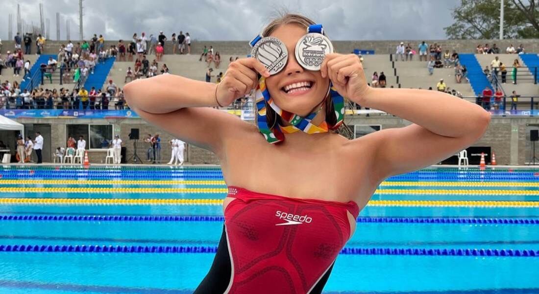 Luana Alonso, nadadora paraguaia 