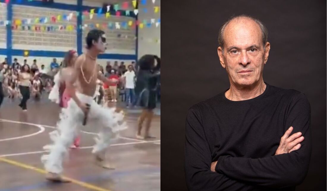 Yago Savalla fez performance inspirada em Ney Matogrosso