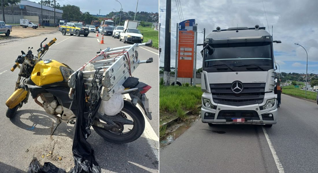 Acidente aconteceu nessa quinta-feira (19), no quilômetro 60 da pista sentido Ceasa