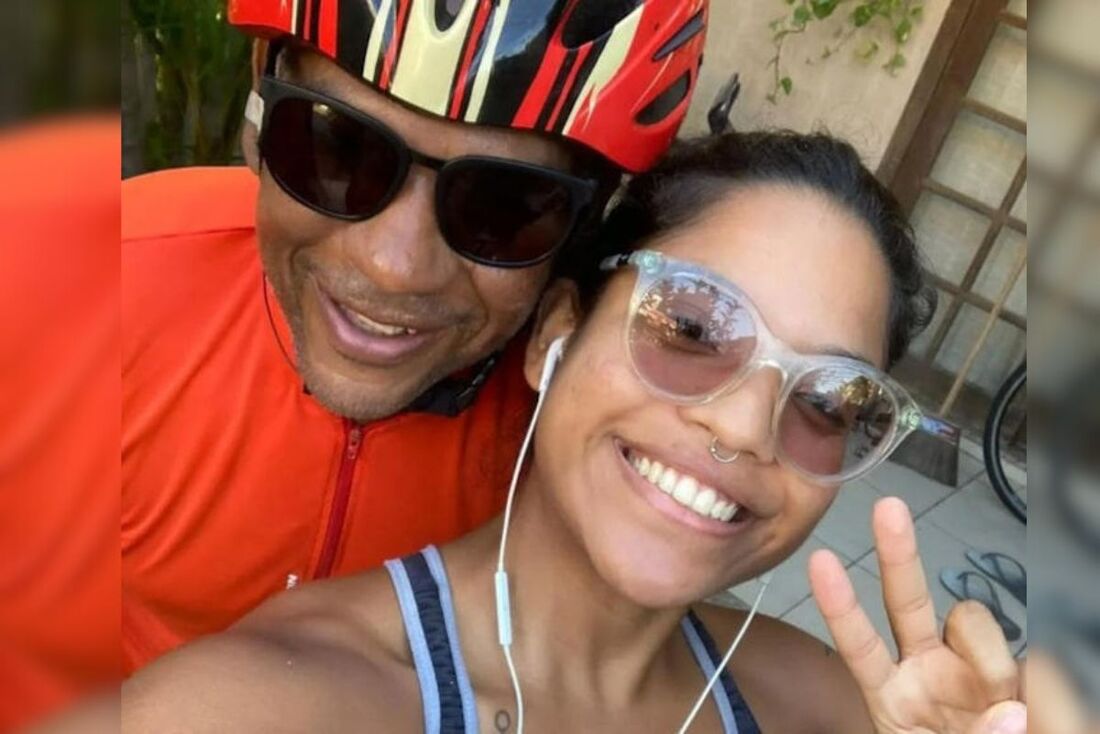 Juliana Marins e seu pai, Manoel Marins