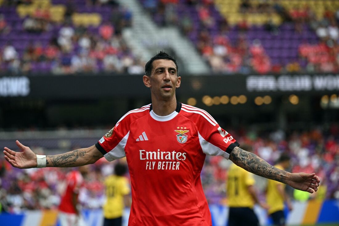 Di María celebra gol sobre o Auckland City