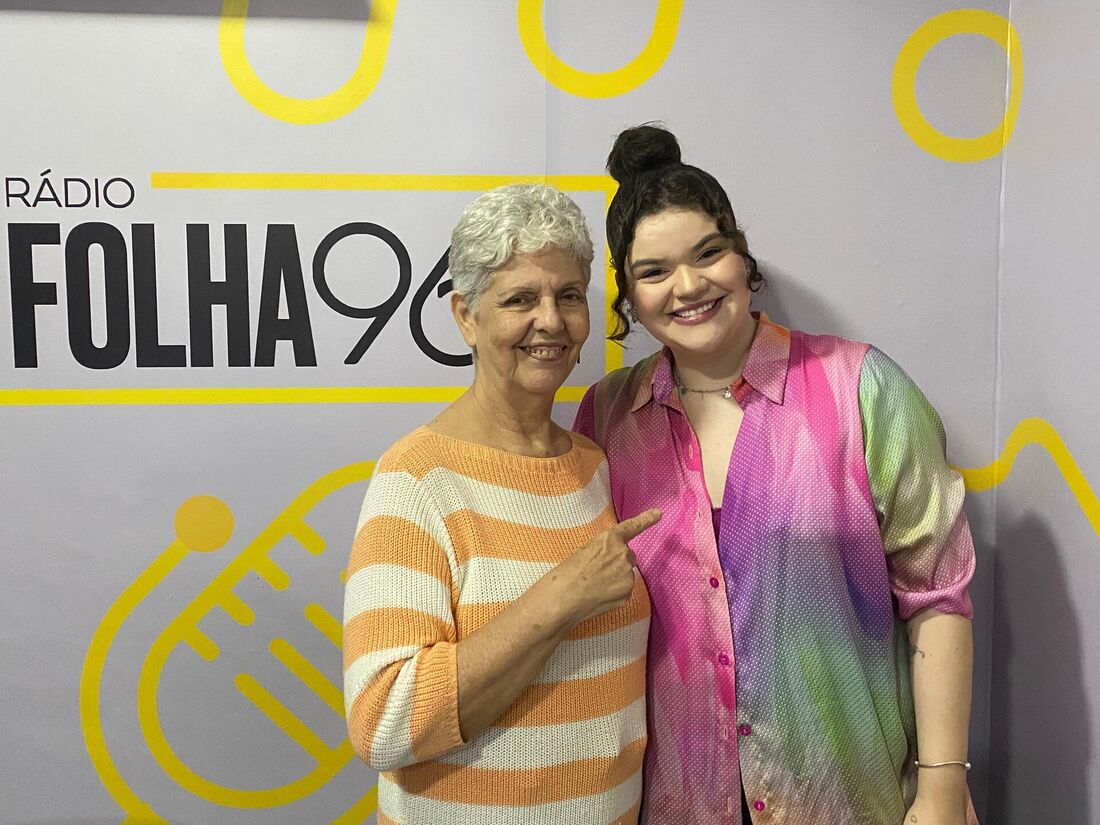 Patrícia Breda e Laura Simões na Rádio Folha FM
