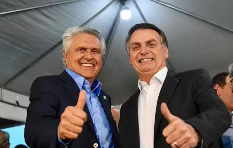 Ronaldo Caiado e Jair Bolsonaro 