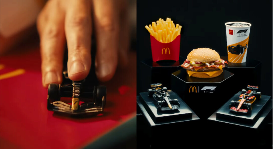 McDonald's lançou vídeo de divulgação dos brindes em collab com o filme "F1"