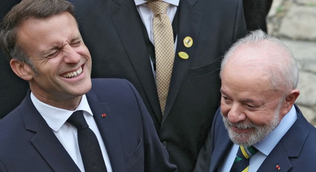 Macron e Lula em Paris