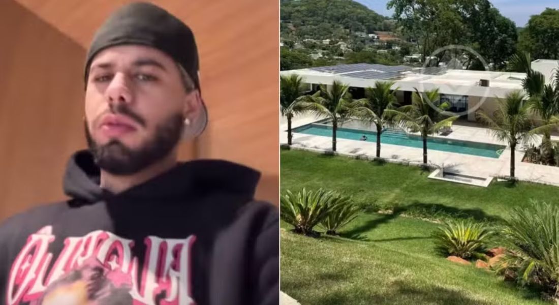 Zé Felipe se muda para mansão de R$ 27 milhões após separação de Virginia Fonseca