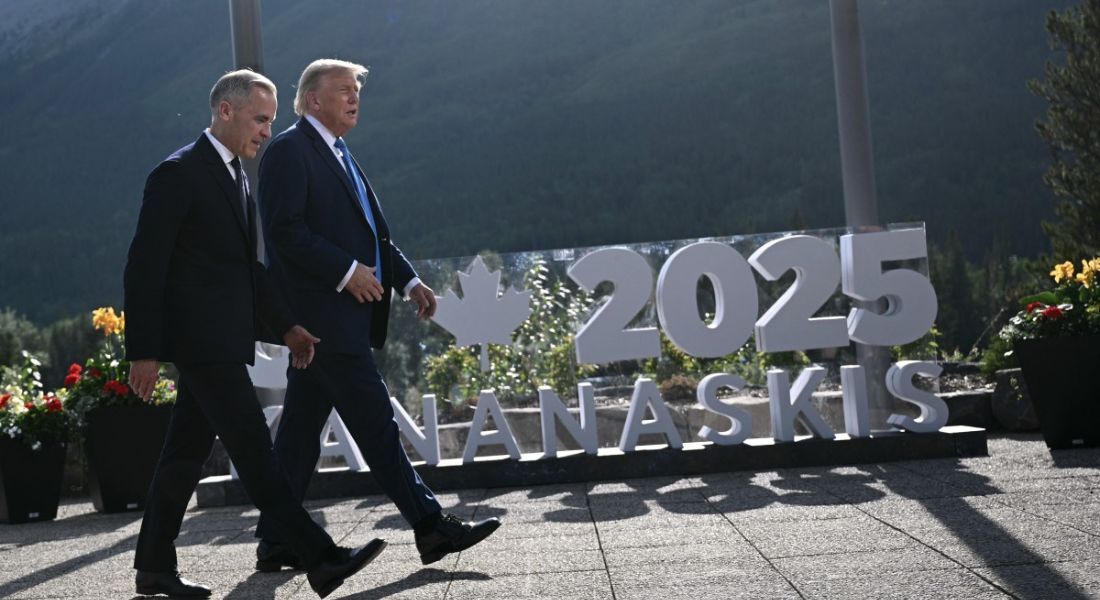 Carney e Trump concordam em trabalhar por acordo comercial EUA-Canadá nos próximos 30 dias