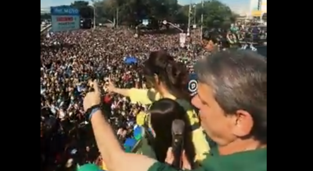 Tarcísio de Freitas na Marcha para Jesus neste 2025 em São Paulo