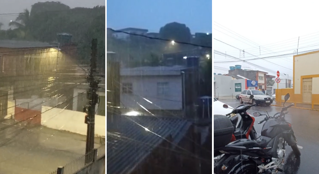 Chove em várias cidades de Pernambuco neste sábado (28)