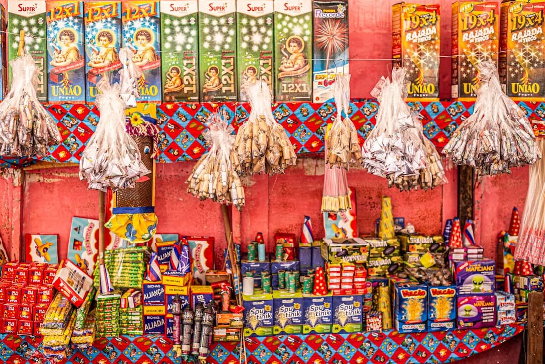 Fogos de artifício à venda para o São João 2025