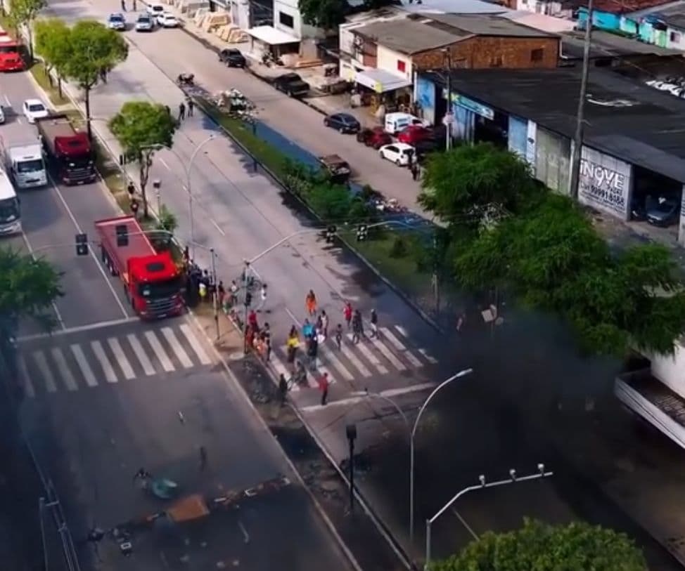 Protesto na Abdias de Carvalho