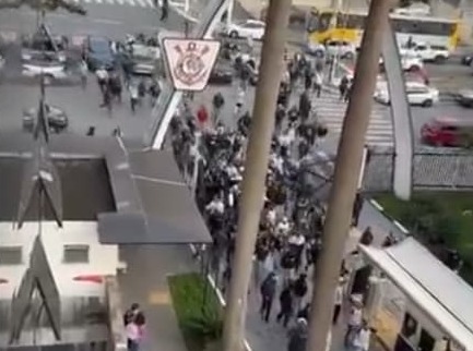 Organizadas do Corinthians no Parque São Jorge