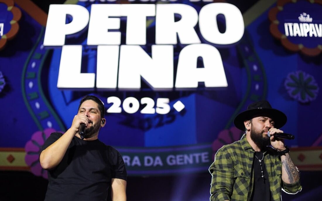 Jorge e Mateus participam de noite de encerramento do Sâo João de Petrolina