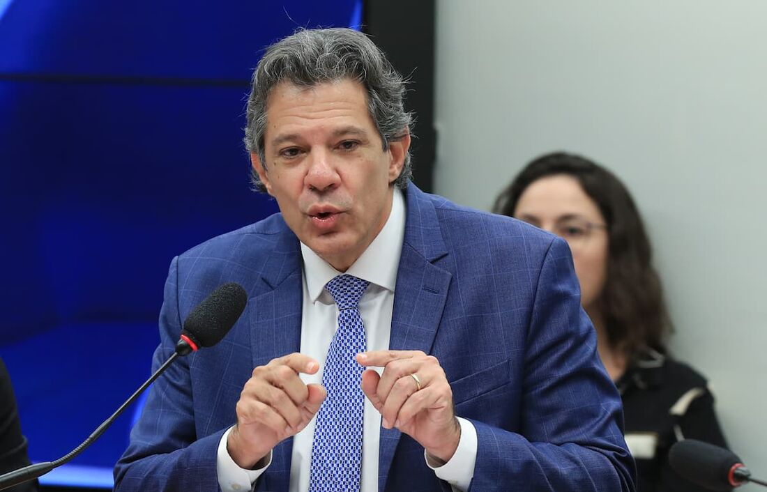 O ministro da Fazenda, Fernando Haddad