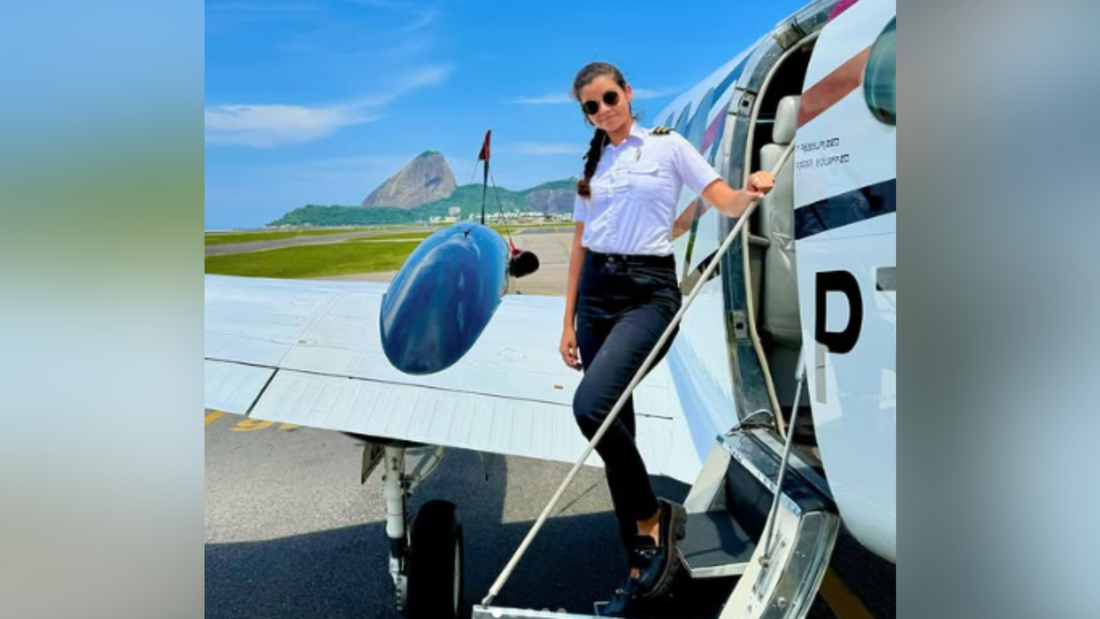 Nayane Porto se formou em ciências aeronáuticas há 2 anos