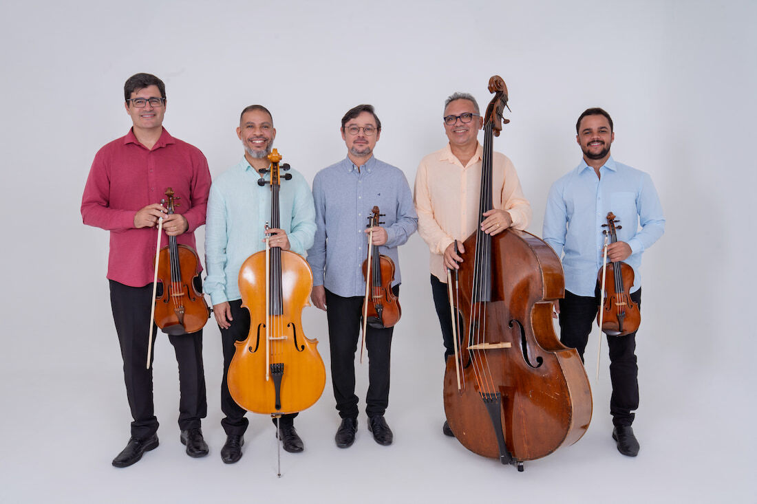 Quinteto da Paraíba se apresenta no Pátio de São Pedro, neste sábado (21)