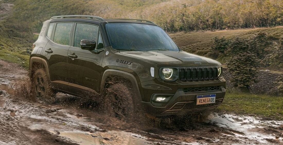 Jeep Renegade Willys tem tração 4X4 e é fabricado no Polo Automotivo de Goina, em Pernambuco