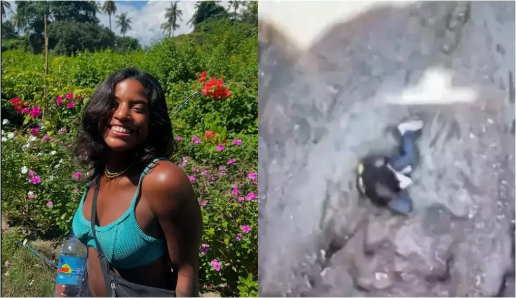 Brasileira desaparecida em vulcão