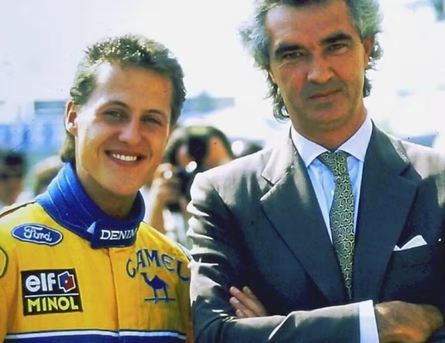 Michael Schumacher e Flavio Briatore 
