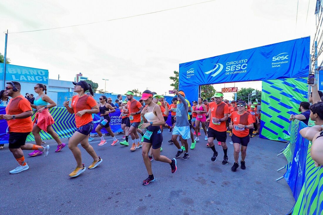 Circuito Sesc de Corridas 2025 será realizado em cinco cidades de Pernambuco