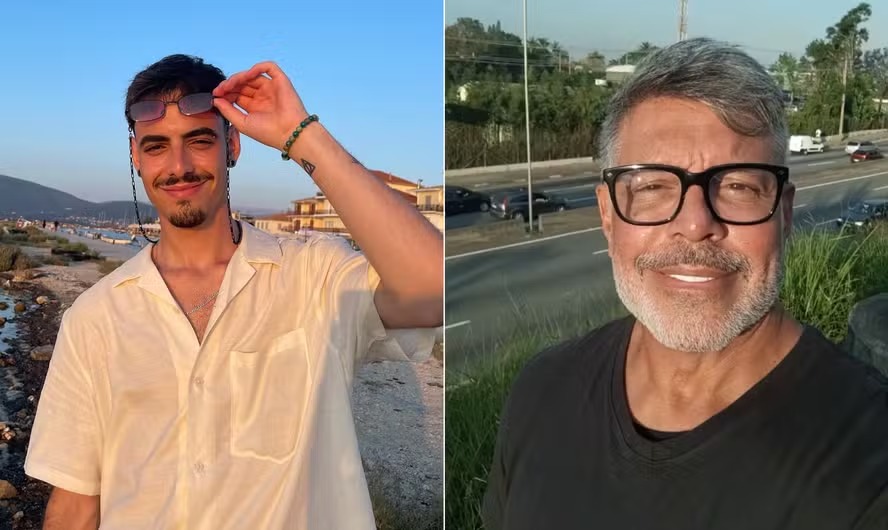 Mayã Frota e Alexandre Frota 