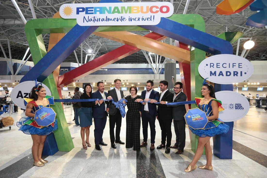 Voo inaugural Recife - Madri