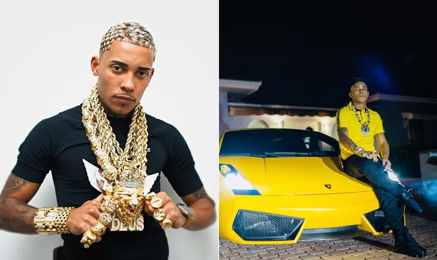 MC Poze do Rodo tem carrões de luxo e joias de ouro 