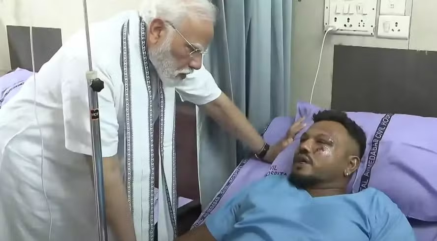 Vishwash Kumar Ramesh, único sobrevivente 