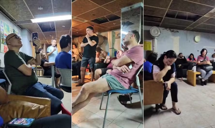 Bunker de hotel em que autoridades de municípios brasileiros buscaram refúgio em Israel 