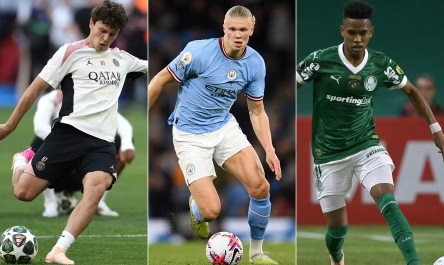 João Neves, Haaland e Estêvão estão entre os mais valorizados da Copa do Mundo de Clubes