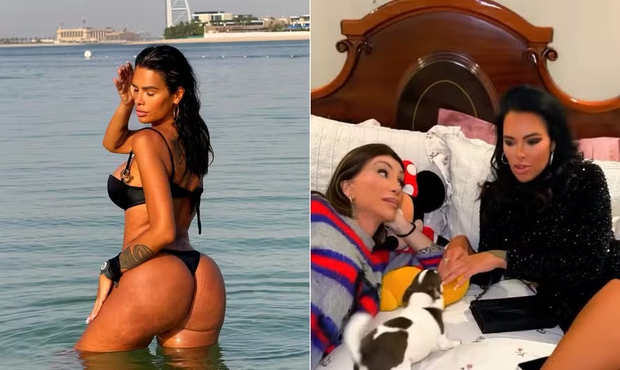 Ex-BBB Ariadna Arantes diz que usou silicone de 'limpar pneu de avião' no bumbum em conversa com Maya Massafera 