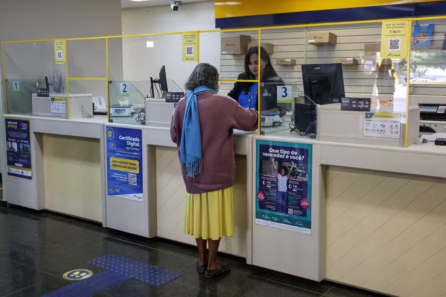 Agência dos Correios, em Brasília 