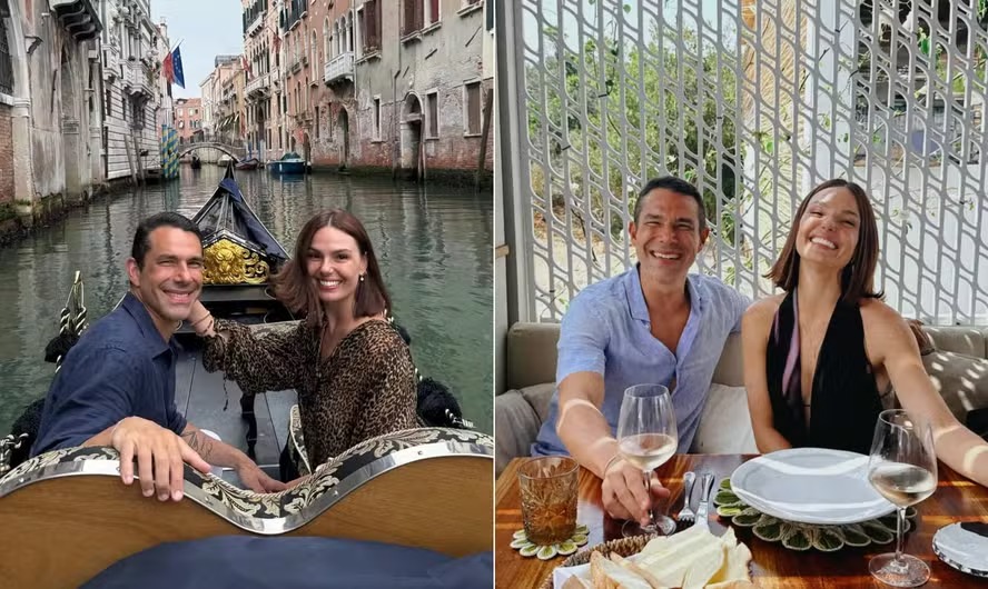 Isis Valverde e Marcus Buaiz em lua de mel na Itália