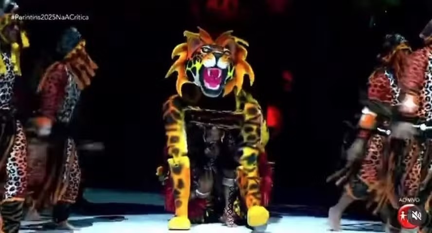 Parintins 2025: Isabelle Nogueira vira onça no festival