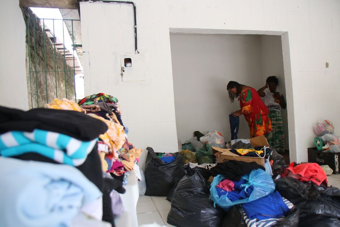 Chuvas inundaram a cidade de Igarassu, na Região Metropolitana do Recife