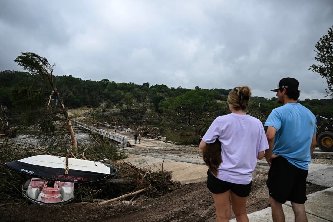 Local onde pelo menos 20 meninas desapareceram após enchentes repentinas em Hunt, Texas