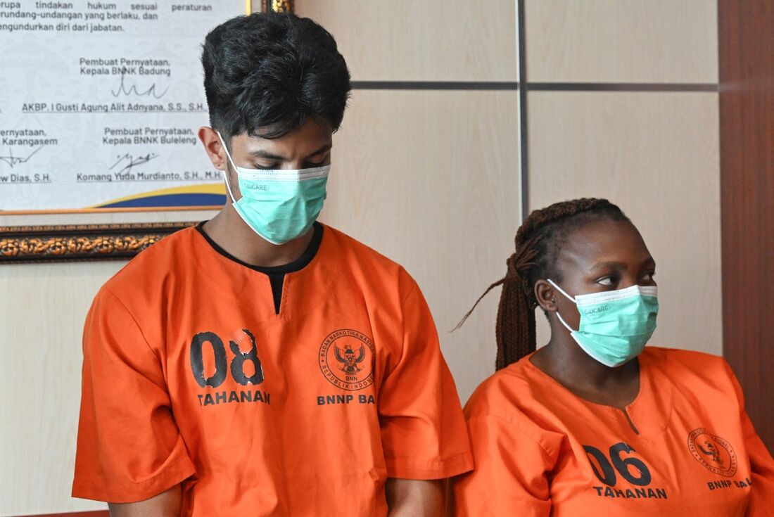 Brasileiro e sul-africana presos em Bali por drogas