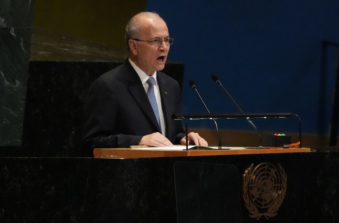 Primeiro ministro palestino Mohammad Mustafa