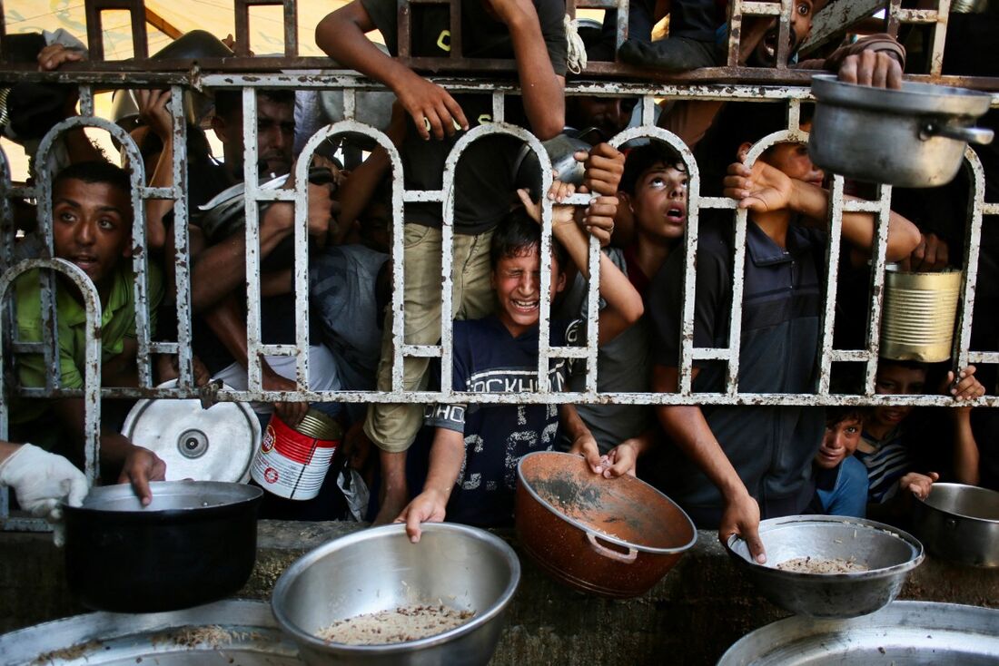 Palestinos enfrentam uma situação de fome extrema graças aos ataques e contenções realizadas por Israel
