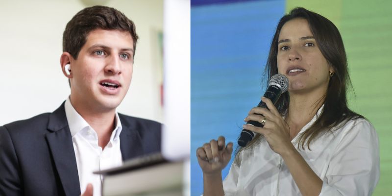 João Campos e Raquel Lyra