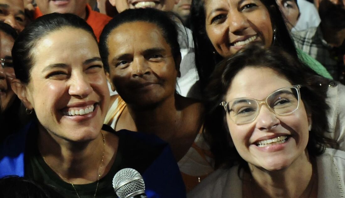 Governadora Raquel Lyra e a vice Priscila Krause