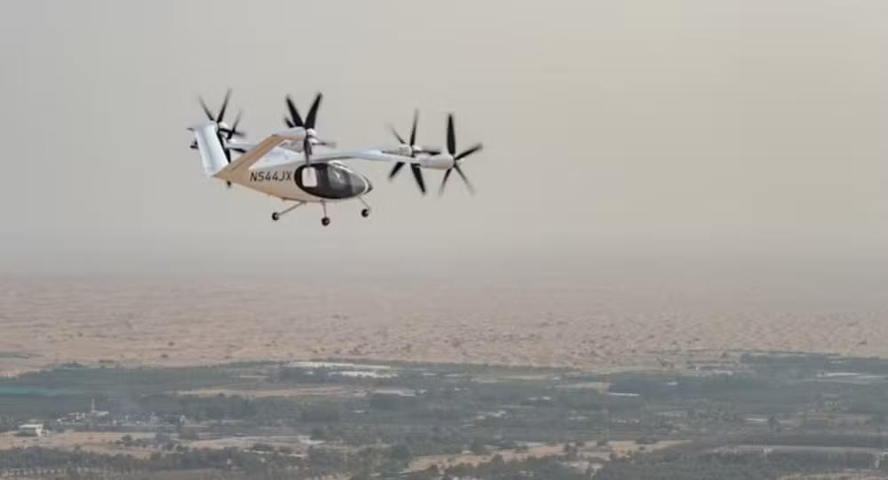 Teste da Joby em Dubai