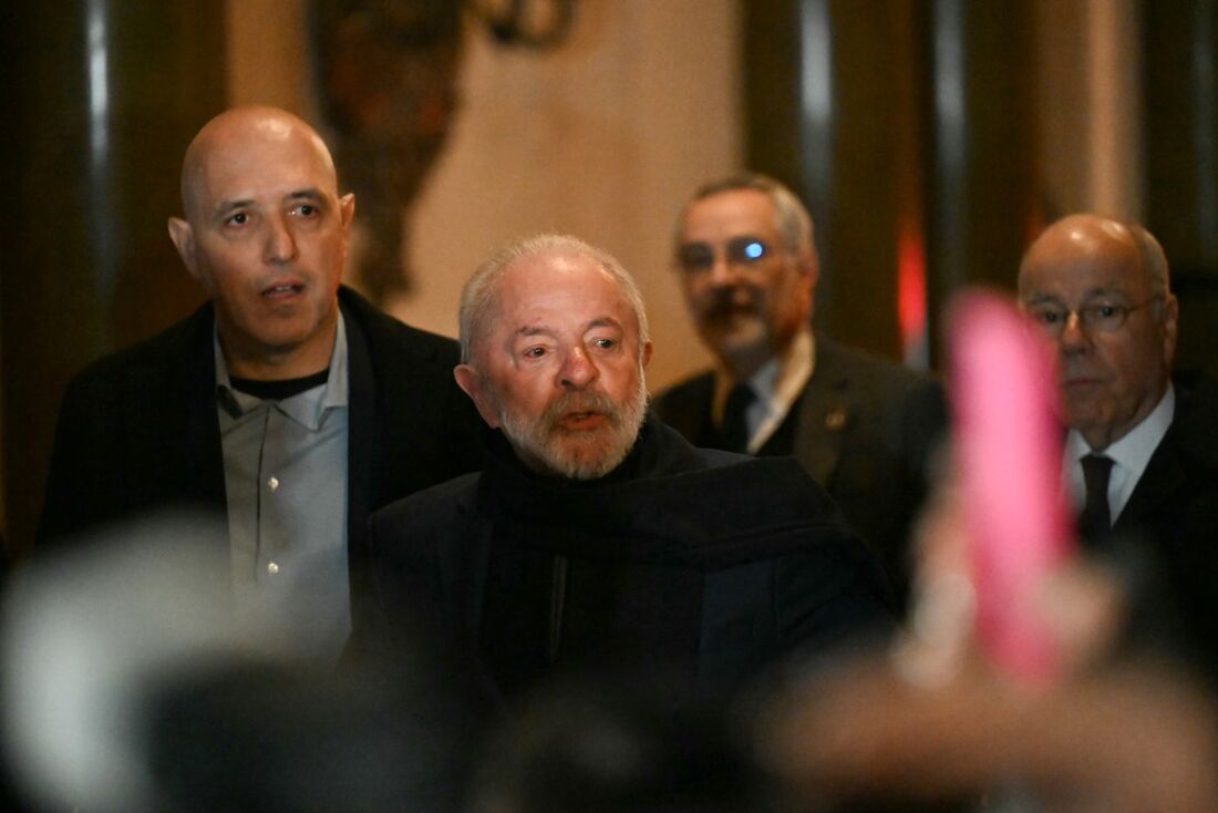 Presidente Luiz Inácio Lula da Silva na cúpula do Mercosul