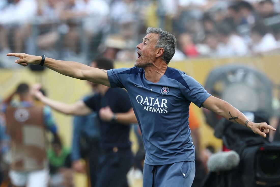 Luis Enrique, técnico do PSG