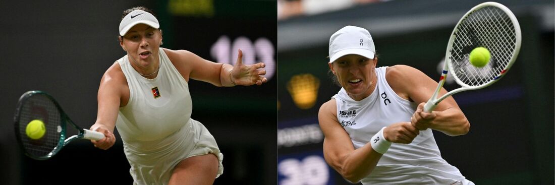 Anisimova e Swiatek decidem que será a nona campeã diferente em Wimbledon nas últimas edições 