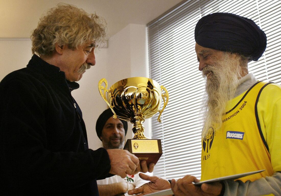 Fauja Singh, maratonista mais velho do mundo