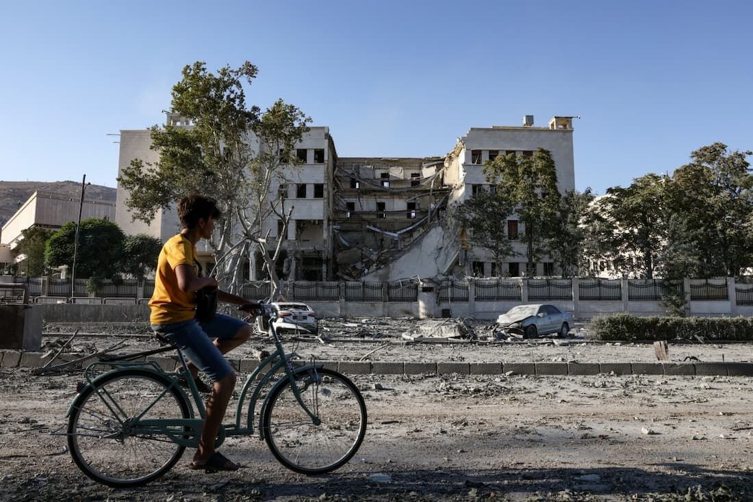 Bombardeios israelenses em Damasco