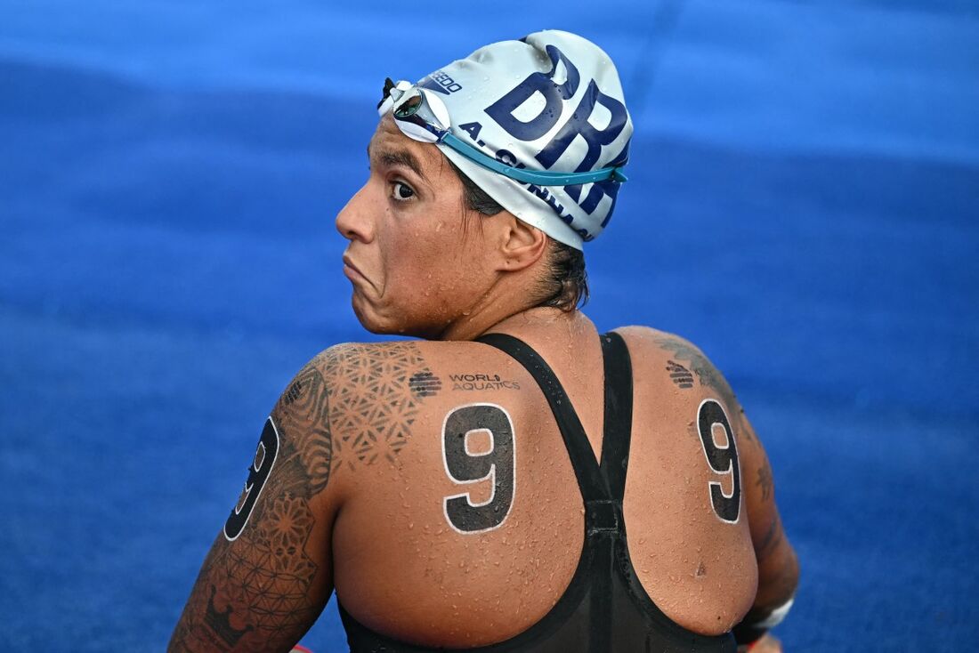 Nadadora brasileira Ana Marcela Cunha